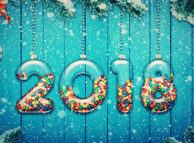 Wallpaper New Year, 2018, snow, 6k, Holidays 618443922